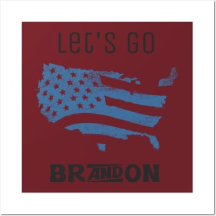 let's go Brandon Posters and Art